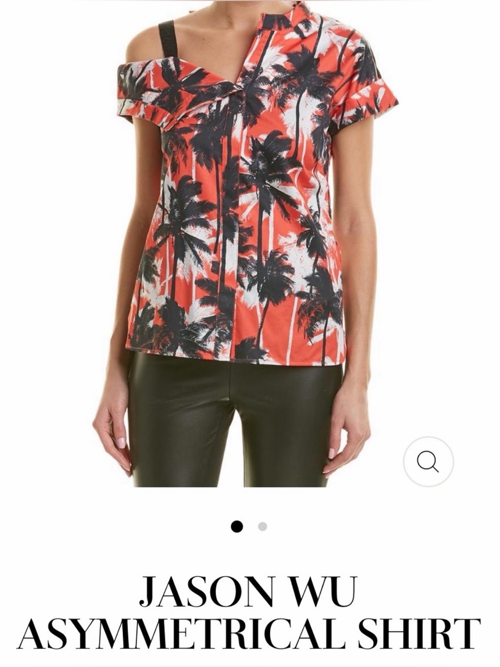 Jason wu unbalanced shirt
